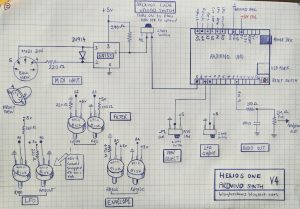 DIY synth schematic