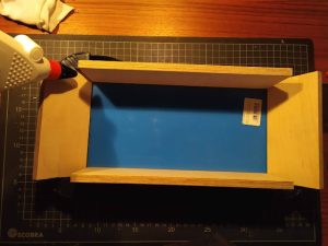 DIY Synth case glueing case together